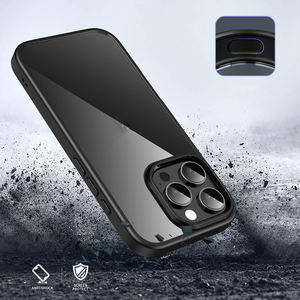 Custodia <span class=keywords><strong>trasparente</strong></span> per <span class=keywords><strong>iPhone</strong></span> 16 15 14 Pro Max sottile <span class=keywords><strong>Cover</strong></span> <span class=keywords><strong>trasparente</strong></span> con paraurti in TPU custodia per telefono in acrilico per <span class=keywords><strong>iPhone</strong></span> 13 Pro Max 12 11 - Product Image 6