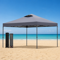 Parasol de camping extérieur léger, imperméable, résistant aux intempéries, double couche, installation rapide, coupe-vent, mini-tente pour la maison et le jardin