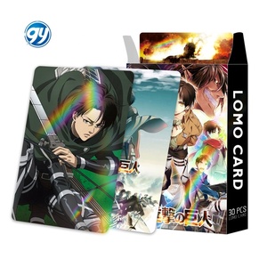 Cartes LOMO Attack on Titan holographiques 30PCS Anime Collectible Box Photo Trading Premium Gift Cards - Product Image 5
