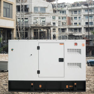 하이 퀄리티 16kw 20kva 디젤 <span class=keywords><strong>Genset</strong></span> 슈퍼 사일런트 방음 방수 공장 가격 효율 정격 전압 230v - Product Image 2