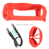 Étui de protection en silicone pour enceintes JBL Charge 5 – Housse de transport étanche en caoutchouc avec sangle – Offre spéciale