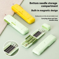 Porte-aiguilles magnétique 3-en-1 moderne, découseur multifonctionnel et enfile-aiguilles pour personnes âgées, en plastique durable