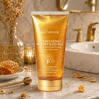 Bathrani Golden Honey Peel Handwachs Goldblatt Aufhellende Gel-Maske Exfolierend Feuchtigkeitsspendend Tube Kundenspezifisches OEM Private Label