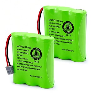 Batterie Ni-Cd OBLPOWER BT-905 3.6V 600mAh AA600*3 rechargeable pour l'électronique grand public - Product Image 4