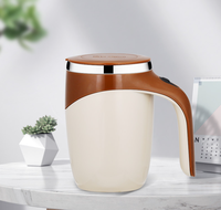 Mug à agitation magnétique automatique en acier inoxydable 304, tasse de mélange électrique pour café et lait