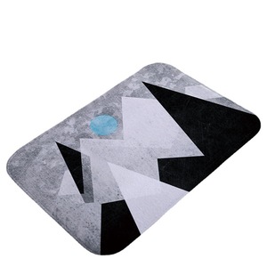 Alfombrillas de franela transfronterizas, tapetes para puertas, estampados por transferencia térmica, creativos de Shanhe, absorbentes y antideslizantes para cocina y baño - Product Image 5