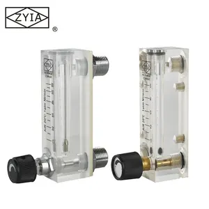 Low Cost Industrial Mechanical Liquid Water Flow Meter Types Adjusting Valve Flow Control Rotameter