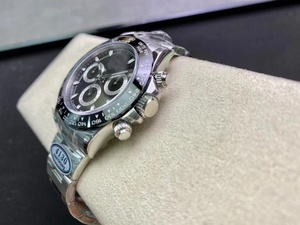 Reloj mecánico CleanF de alta calidad de 40mm 116500 904 DD4130 movimiento 12,2mm bisel de cerámica Panda acero inoxidable - Product Image 4