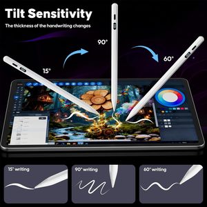 Stylet Actif pour <span class=keywords><strong>iPad</strong></span> <span class=keywords><strong>Pro</strong></span> M4 M5 Air M2 M3, Crayon Magnétique avec Affichage LED et Rejet de la Paume, Service OEM ODM Nouveauté 2026 - Product Image 4