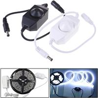 Bouton rotatif PWM professionnel 6A avec prise DC 5,5x2,1 mm, câble de commande USB marche/arrêt 12V-24V pour le contrôle des bandes LED
