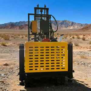 모터 200 미터 드릴링 깊이 암석 드릴링 머신과 크롤러 형 디젤 구동 유압 물 우물 드릴링 장비 - Product Image 4