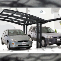 Abris de parking extérieur pour voiture avec toit en aluminium, tente à baldaquin, garage, abri de voiture pour vélos à moteur