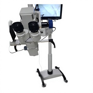 Microscope chirurgical binoculaire portable avec source de lumière LED, système de microscope médical monté sur support pour salle d'opération - Product Image 4