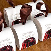 Boîte d'emballage créative pour dessert de célébrité d'Internet Keluli, conception unique, estampage alimentaire, 1 pièce, petit gâteau en carton