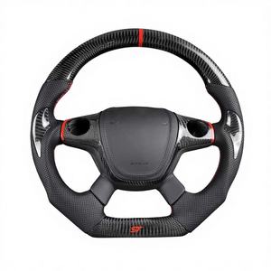 Volante Deportivo Personalizado <span class=keywords><strong>Focus</strong></span> MK3 de Fibra de Carbono Real con Cuero para Trim EcoBoost GT/<span class=keywords><strong>Shelby</strong></span> GT350/Escape/ - Product Image 1