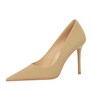 6122-5 grandi discoteche sexy europee e americane mostrano tacchi ultra-alti sottili, bocca poco profonda, metallo a punta - Product Image 2