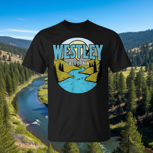T-shirt con stampa souvenir di Westley California River Valley - Product Image 3