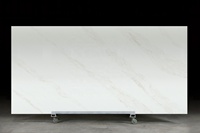 Table basse en pierre artificielle au design moderne PXQZ221013-6, dalle de comptoir en quartzite, modèle 3D, escaliers en marbre