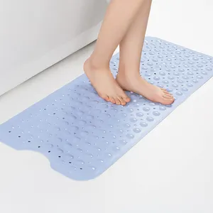 Barato personalizado Hotel lavable ducha antideslizante baño bañera PVC baño Mat baño alfombrillas proveedor