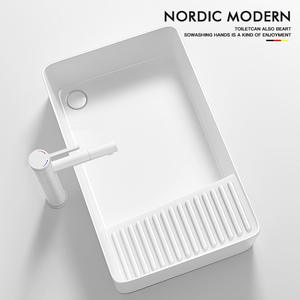 อ่าง<span class=keywords><strong>ล้าง</strong></span>มือเซรามิกแบบใช้มือข้างซ้ายและขวาอ่างล้างจานอ่าง<span class=keywords><strong>ล้าง</strong></span>จานโต๊ะและอ่าง<span class=keywords><strong>ล้าง</strong></span>หน้า - Product Image 5