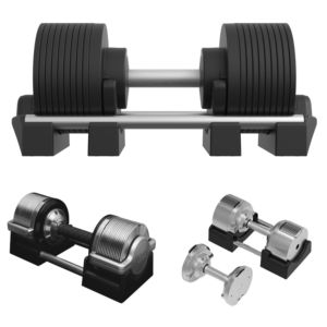 Patentierte JIT Edelstahl Verstellbare Hanteln für Fitnessstudio mit Mehreren Größen Erhältlich 23,5/24/31,5/32/40/41,5/50KG - Product Image 1