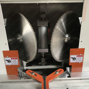 Machine à couper l'aluminium NEWEEK, machine à couper à double tête, coupe-coins pour cadres photo, machine à couper <span class=keywords><strong>le</strong></span> <span class=keywords><strong>bois</strong></span>, machine à couper les angles - Product Image 4