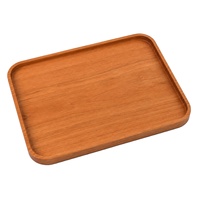 Plateau rectangulaire en bois de qualité commerciale, grand plateau de service en bois pour fromage, charcuterie, gâteau, sandwich, collation et apéritif