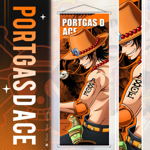 70*25cm 8 Designs Japon Anime Nami Peintures Luffy Ace Zoro Suspendu Tissu Affiche Mur Défilement Affiche - Product Image 3