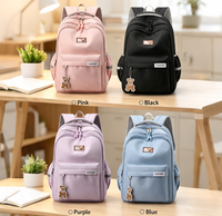 Sacs d'école pour enfants, sac d'école pour enfants léger, grande capacité, résistant à l'eau, en nylon, avec soutien ergonomique du dos, sac à dos quotidien