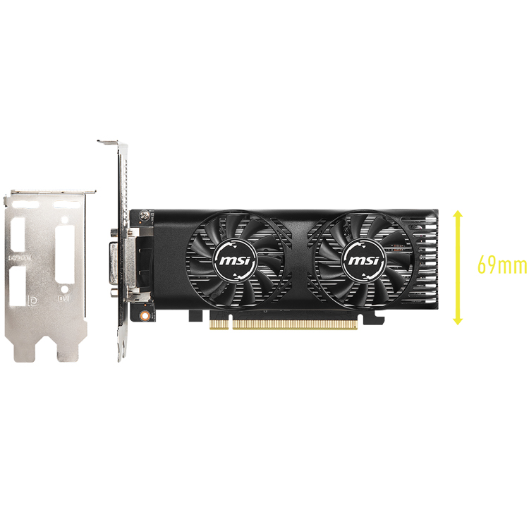【美品】MSI GeForce GTX 1650 4GT LP J MSI GeForce GTX 1650 4GB GDDR5 Low Profile Video Card GTX