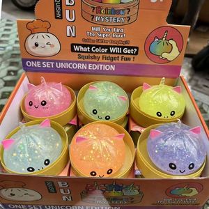 Juguete Blandito Novedoso al por Mayor con Ojos Saltantes, Divertida Caja Sorpresa Misteriosa, Bola Antiestrés de Dumpling con Vaporizador, Juguetes Fidget - Product Image 3