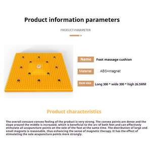 Akupresür ayak masaj yastığı masaj minderi katlanır ayak pedi Maasager manyetik terapi çevre dostu ayak masaj matı makinesi - Product Image 5