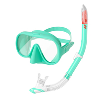 ZMZ DIVE M302+S03 Nouvel ensemble de lunettes de plongée et de tuba pour adultes avec masque en silicone
