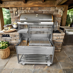 High Quality Outdoor Stainless Steel <b>Smokeless</b> Barbecue Machine Gas Suitable for Outdoor Garden - Product Image 3