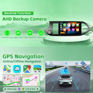 Navegación para Auto Android 15 (Volante a la Izquierda) Carplay para <span class=keywords><strong>Kia</strong></span> <span class=keywords><strong>Picanto</strong></span> 2011-2016, Android Auto, DVD de 9 Pulgadas, WiFi de Doble Banda 2.4G/5G, BT5.4 - Product Image 3