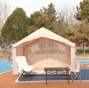 JTS-0216 7.5 ㎡   Tente de camping gonflable classique, tente pneumatique imperméable 420D Oxford 5000 mm avec sol en bâche PVC 500G - Product Image 1