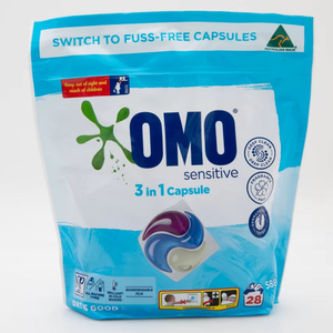 Omo 3 in 1 Laundry Detergent Capsules High Efficiency Concentrated Washing Pods for Front <b>Load</b> & <b>Top</b> <b>Load</b> Machines - Product Image 3
