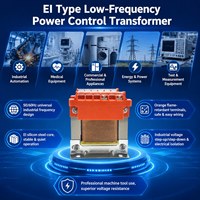EI76 50Hz Endüstriyel Kontrol Trafosu, Koruyucu Terminal Kapağı ile Düşük Frekanslı Güç Trafosu