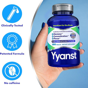 Comprimés multivitaminés de haute qualité à marque privée favorisant la mémoire, la concentration et la concentration d'attention, fournissant des nutriments pour le cerveau. - Product Image 3