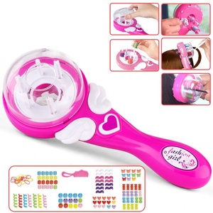 Samtoy-Kit de maquillaje para niños y niñas, herramienta de peinado eléctrico de imitación, trenzado de pelo de estilo DIY para niñas, regalos con accesorios - Product Image 2