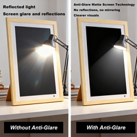 Bingkai Foto Digital Pintar HD LCD 15.6" IPS dengan Monitor Jarak Jauh Wi-Fi, Layar Anti-Silau 1080P