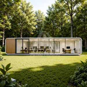 Cabane de luxe en forme de pomme avec toit isolé, résidence portable écologique pour station balnéaire montagneuse et glamping hivernal - Product Image 4