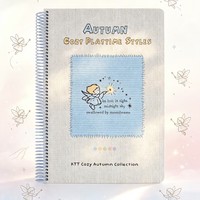 Carnet à spirale Little Fairy B5/A6L, design énergétique et guérissant, pages intérieures imprimées en couleur, cadeau, usage scolaire, 100 feuilles