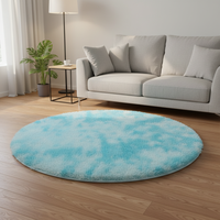 Tapis en peluche en polyester fabriqué à la machine, antidrapant, pour salon et chambre à coucher, tapis de prière, épaisseur, style moderne