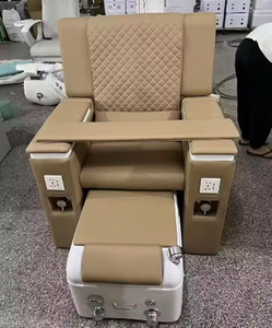 Automatic Luxury Pedicure <b>Massage</b> <b>Chair</b> Whirlpool 180 Degrees Adjustable <b>Reclining</b> Seat Pipeless Jet System 7-Color LED Lamp for - Product Image 2