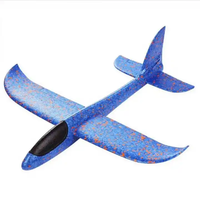 CHFP-22 Avion modèle planeur en mousse de 22 cm à lancer à la main, jouet pour enfants de 5 à 7 ans, utilisation en extérieur