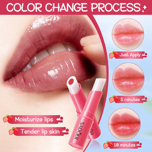 Bálsamo <span class=keywords><strong>Labial</strong></span> SADOER Nutritivo <span class=keywords><strong>con</strong></span> Cambio de <span class=keywords><strong>Color</strong></span> según el PH, Repara los Labios Agrietados, Sabor a Fruta Orgánica, Bálsamo <span class=keywords><strong>Labial</strong></span> <span class=keywords><strong>con</strong></span> <span class=keywords><strong>Color</strong></span> - Product Image 2