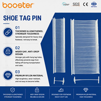 Épingles d'étiquetage en plastique OEM de 25 mm sans agrafes pour vêtements, chaussures, étiquettes de vêtements, personnalisables