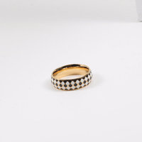 Anillos de Gato Chapados en Oro, Joyería de Moda, Lindo Personaje de Dibujos Animados, Anillo de Dedo Ajustable con Gato y Pez, Circonita Cúbica