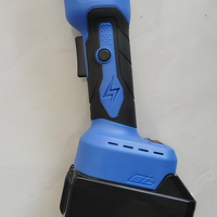 Meuleuse d'angle sans fil rechargeable au lithium-ion, sans balais, pour la découpe, le polissage du métal, du bois et les travaux de construction